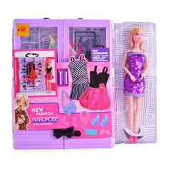HP2201/2206 NEW FASHION DOLL WITH WARDROBE D Default Title - MamasJan Toys