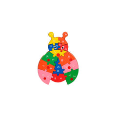 WOODEN PUZZLE BOARD ABC LADYBUG Z.B Default Title - MamasJan Toys
