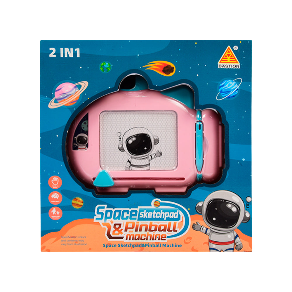 60167 SPACE SKECHPAD & PINBALL MACHINE 2 IN 1 Z.B Default Title - MamasJan Toys