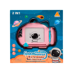 60167 SPACE SKECHPAD & PINBALL MACHINE 2 IN 1 Z.B Default Title - MamasJan Toys