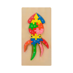WOODEN PUZZLE BOARD ABC SCUID Z.B Default Title - MamasJan Toys