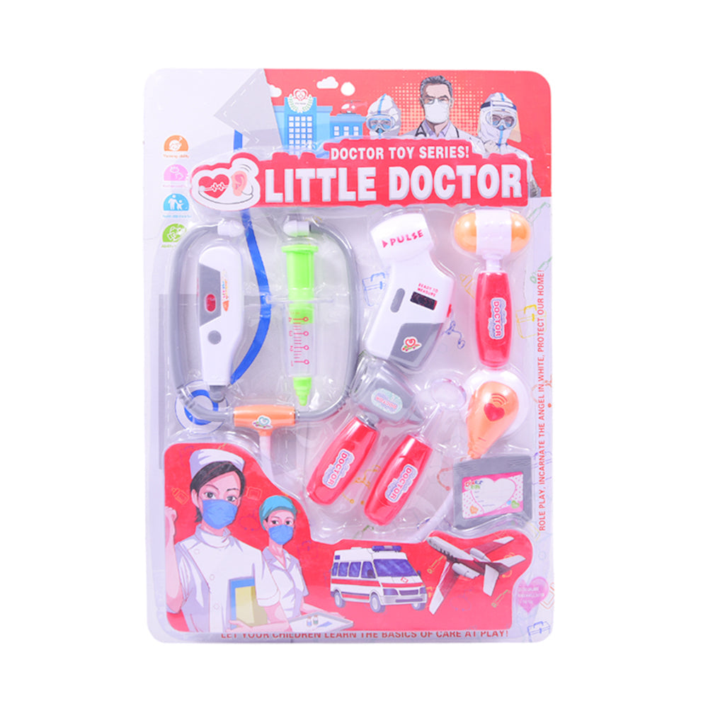 998-10 LITTLE DOCTOR SET RED IN CARD A.I Default Title - MamasJan Toys
