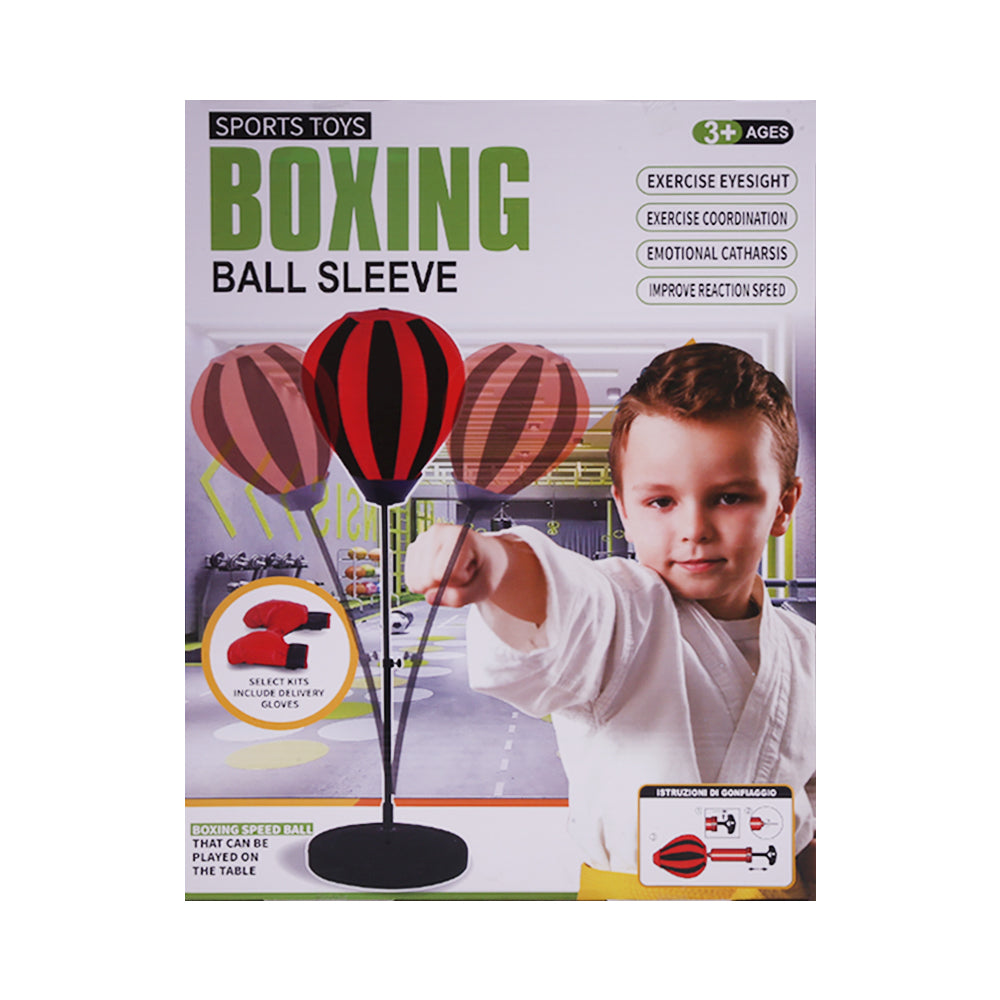 A6689-2CBOXING SET BALL SLEEVE WITH STAND A.I Default Title - MamasJan Toys