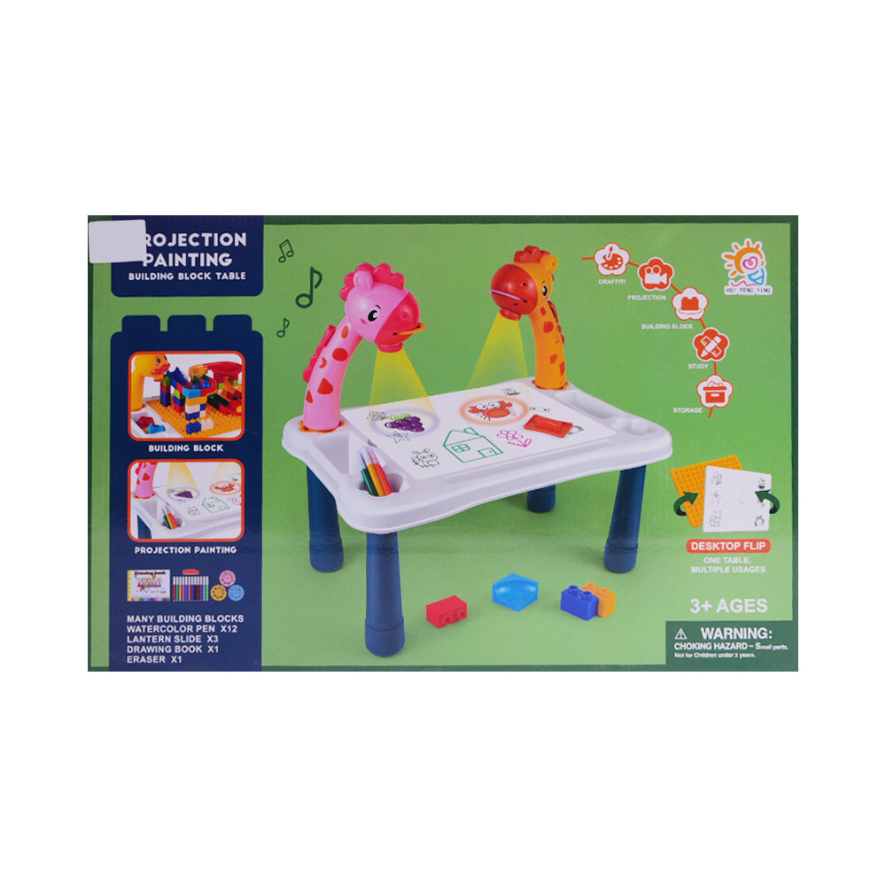 222-21 GIRAFEE PROJECTION PAINTING TABLE A.I Default Title - MamasJan Toys