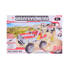 592-60 DIY CREATIVE METAL BLOCKS 346 PCS A.I Default Title - MamasJan Toys