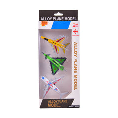 0202-16 ALLOY MODEL PLANE DINKEY 3PCS Default Title - MamasJan Toys