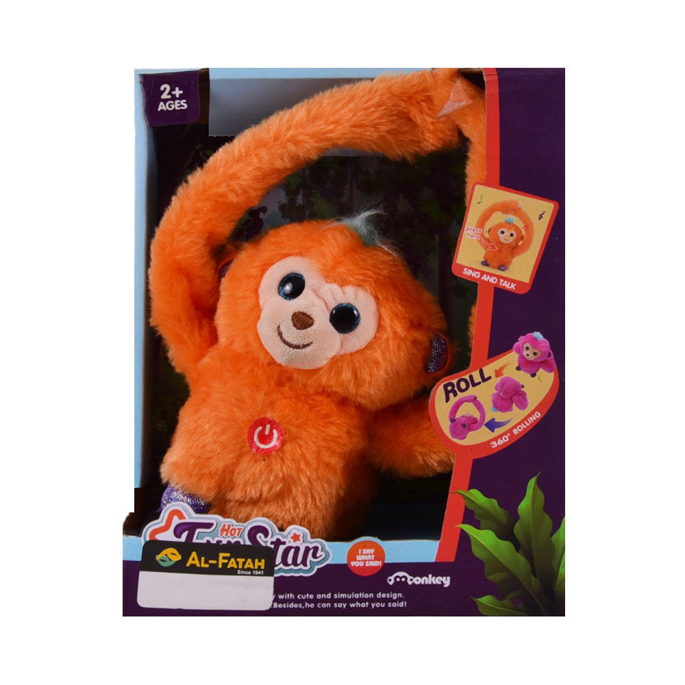 T892 MUSICAL ROLLING MONKEY Default Title - MamasJan Toys