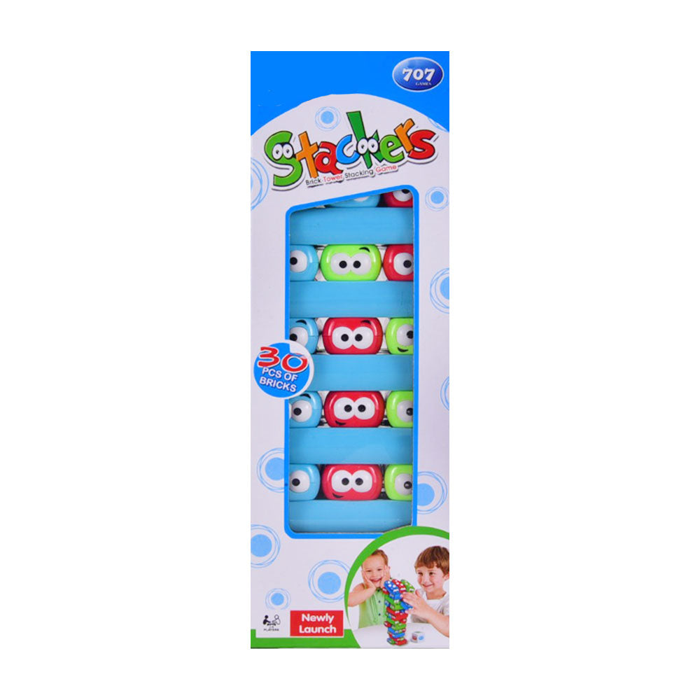 707-68 STACKERS BRICKS TOWER GAME 30PCS Default Title - MamasJan Toys