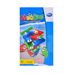 707-86 STACKING BRICKS TOWER GAME 30PCS Default Title - MamasJan Toys