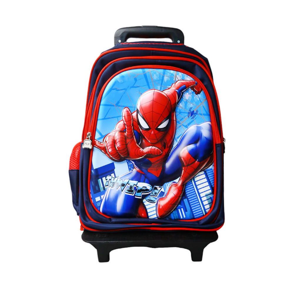 7812 SCHOOL TROLLEY BAG SPIDERMAN 17INCH Default Title - MamasJan Toys