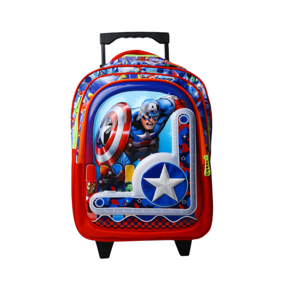 7852 SCHOOL TROLLEY BAG AVENGERS 17INCH Default Title - MamasJan Toys
