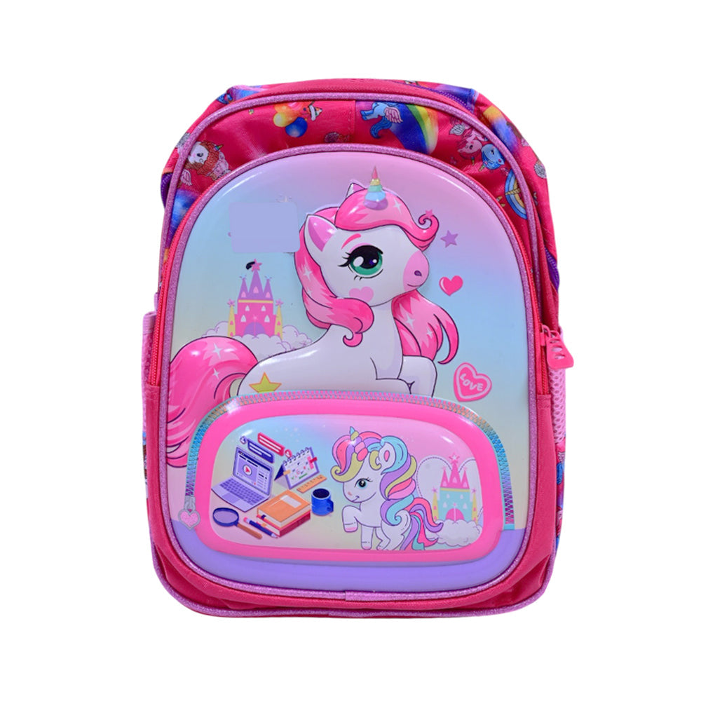 9712 SCHOOL BAG BACK PACK UNICORN 12INCH Default Title - MamasJan Toys