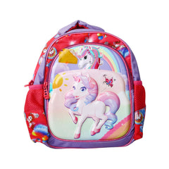 7813 SCHOOL BAG BACK PACK UNICORN EMBOSSED 13INCH Default Title - MamasJan Toys