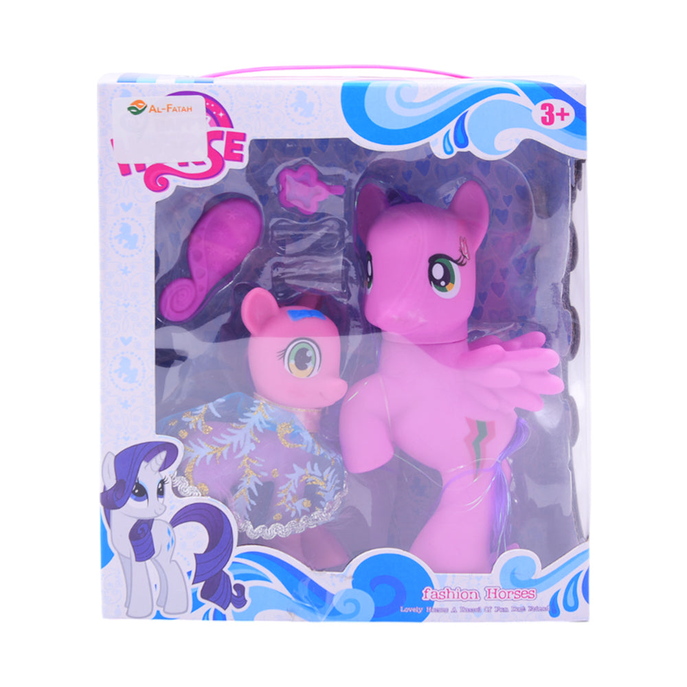 L-19-9 MY FASHION PONY HORSE 2PCS Default Title - MamasJan Toys