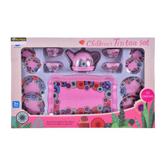 998-13 PAINTING TEA SET PINK 15PCS Default Title - MamasJan Toys