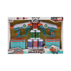 648-98 SOFT BULLET SHOOT GUN 2PCS Default Title - MamasJan Toys