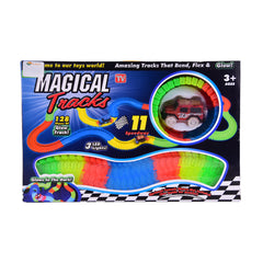 9907 MAGICAL RAILWAY TRACK SET 128PCS Default Title - MamasJan Toys