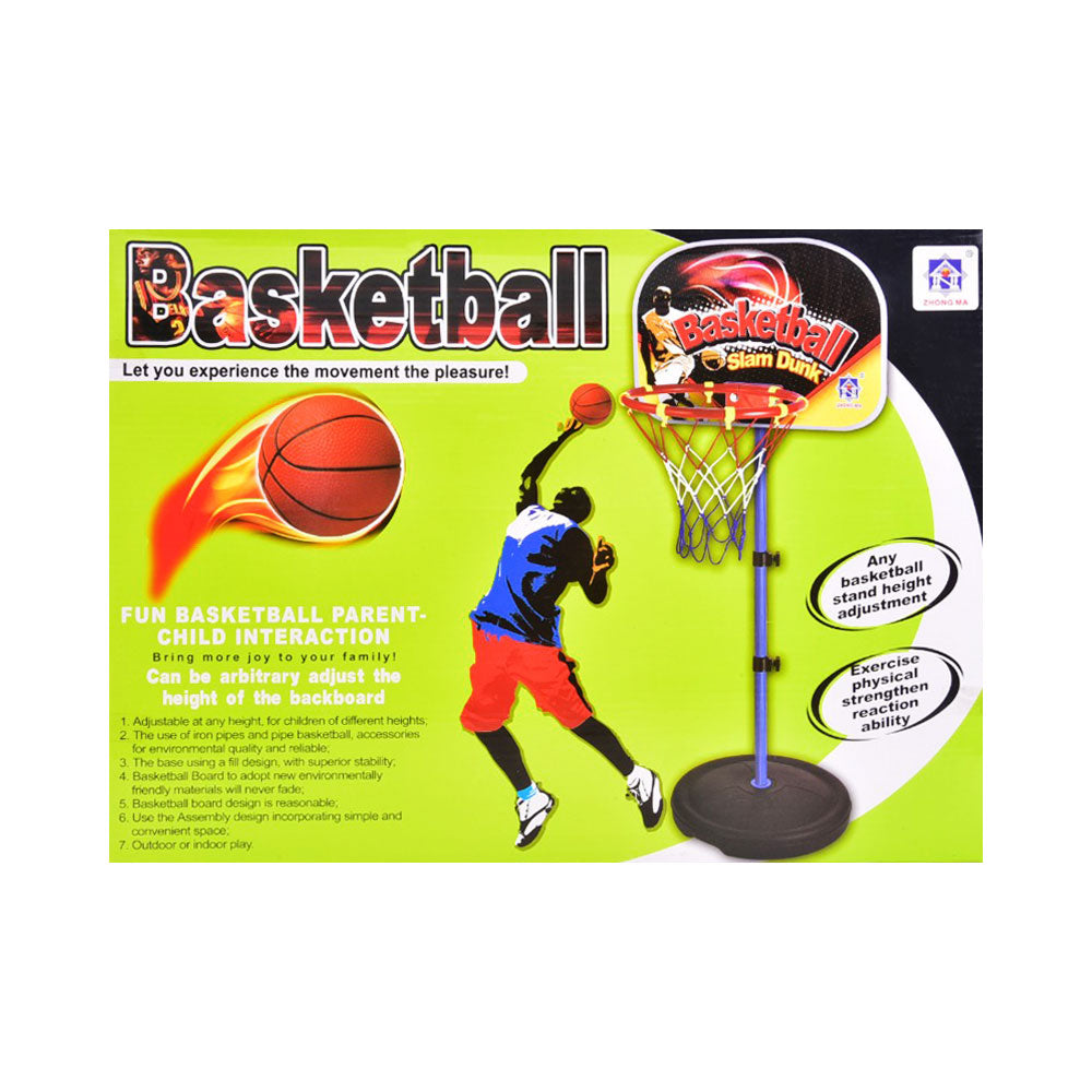 67801 BASKETBALL W-STAND Default Title - MamasJan Toys