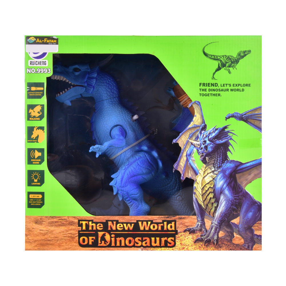 9993 BLUE DINOSAUR W-LASER R/C Default Title - MamasJan Toys