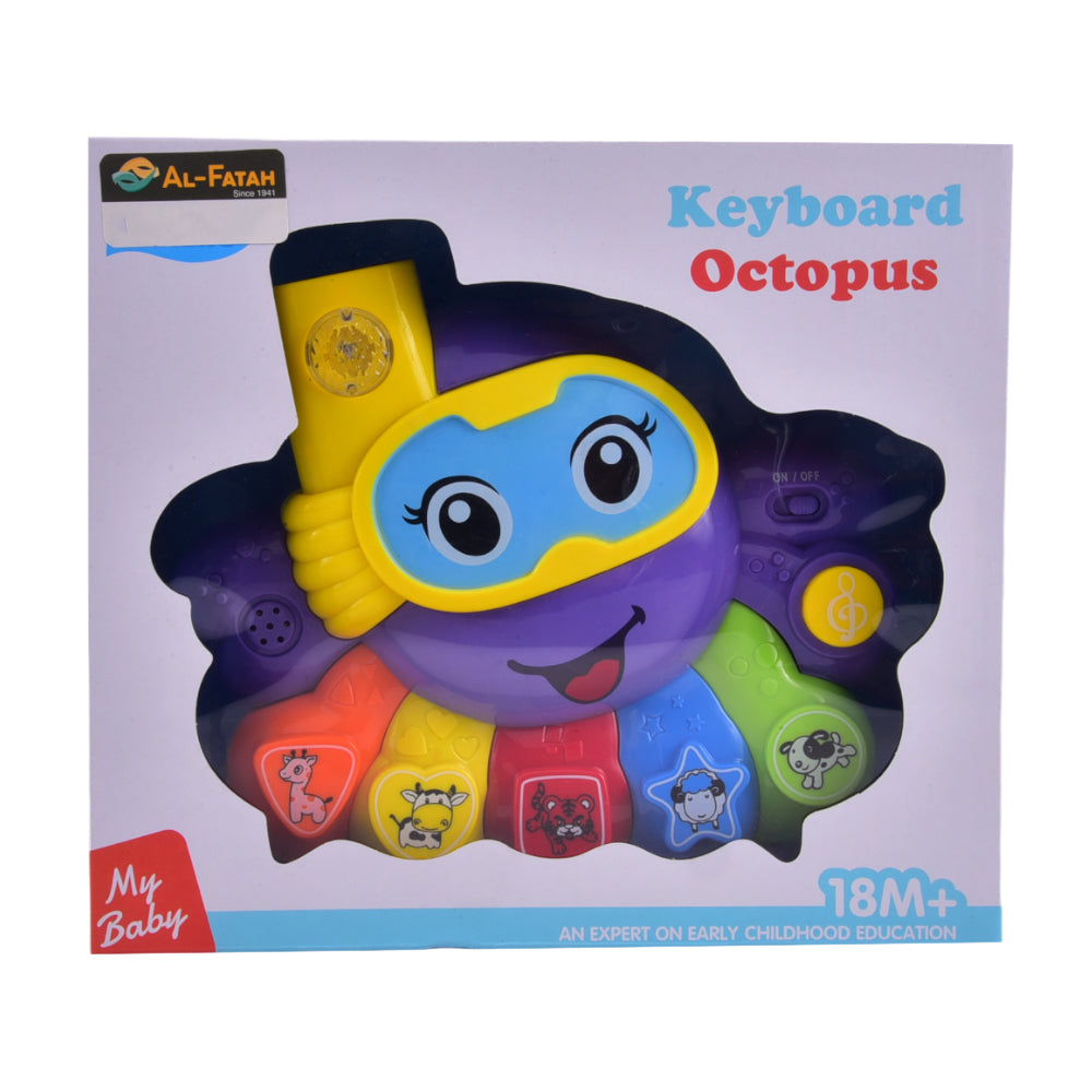 955 MUSICAL KEYBOARD OCTOPUS Default Title - MamasJan Toys
