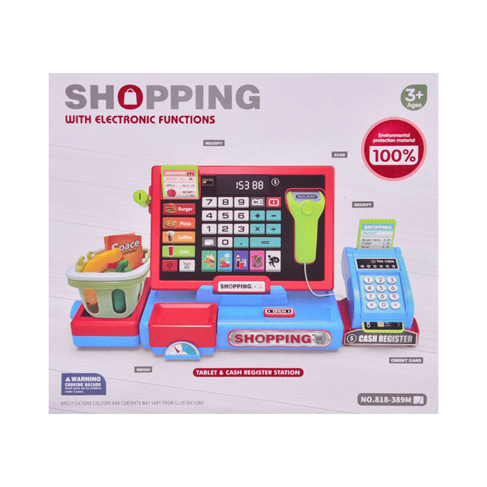 818-389M SHOPPING CASH REGISTER IR Default Title - MamasJan Toys