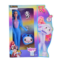 D3302 HAPPY GIRL DOLL W-PET IR Default Title - MamasJan Toys