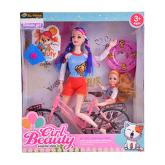 18682 BEAUTY PRINCESS DOLL W-CYCLE IR Default Title - MamasJan Toys