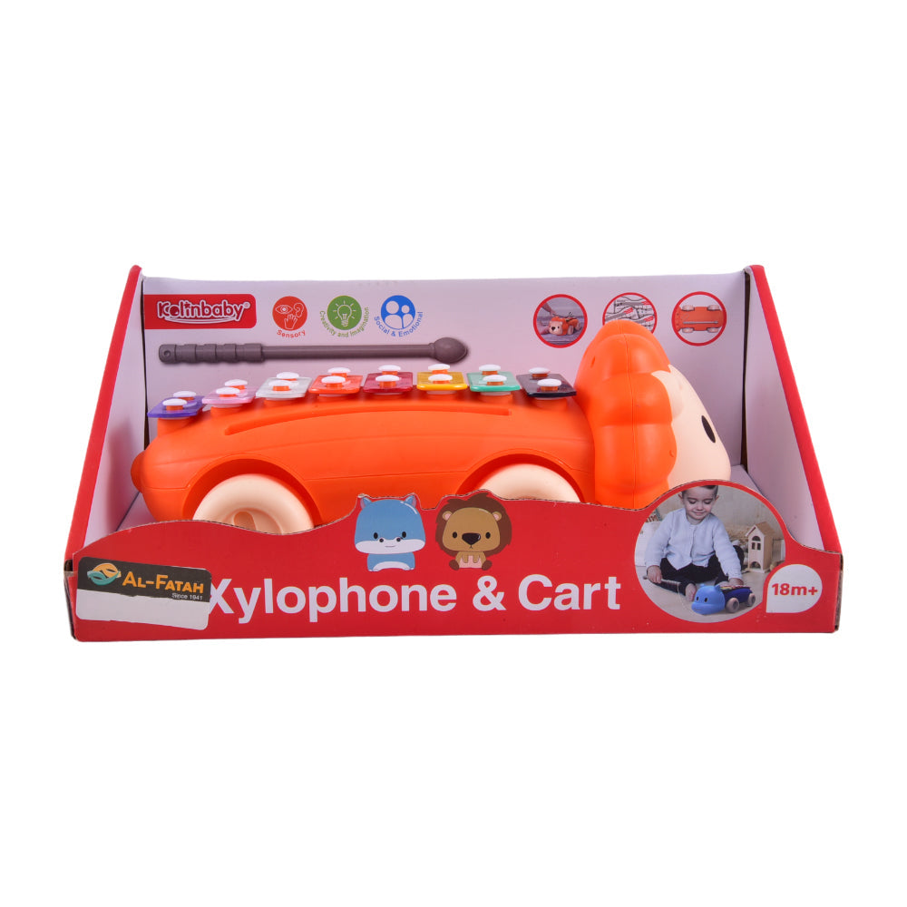 1002E-A XYLOPHONE & CART 2 IN 1 IR Default Title - MamasJan Toys