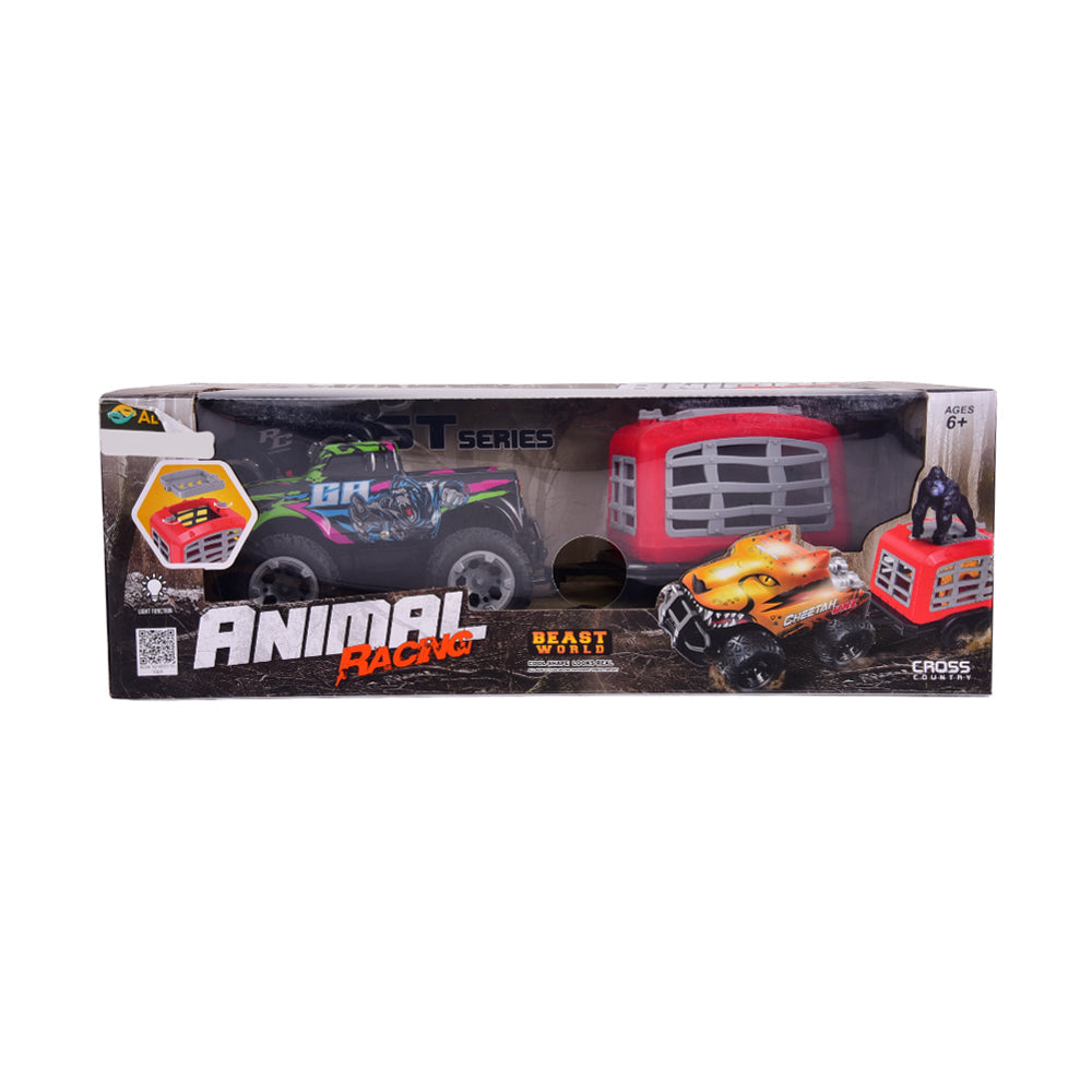 666-848TA ANIMAL RACING CAR R/C IR Default Title - MamasJan Toys