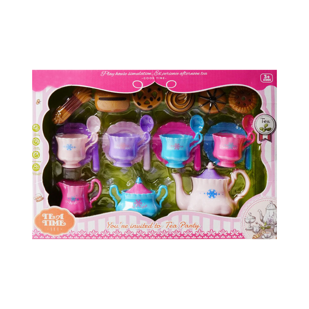 6613D TEA TIME PLAY SET 21PCS IR Default Title - MamasJan Toys