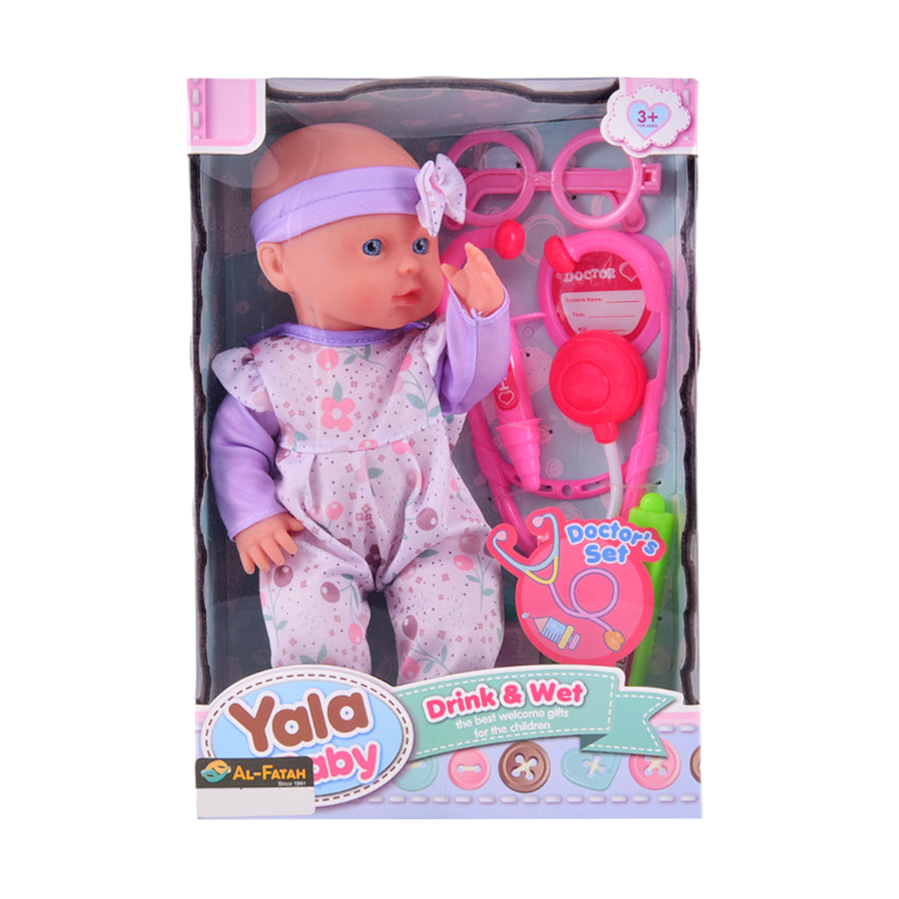 YL2330C-D YALA BABY DRINK & WET DOLL IR Default Title - MamasJan Toys
