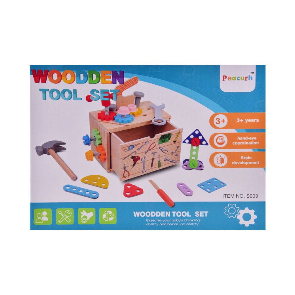 TA208 WOODEN TOOLS SET IR Default Title - MamasJan Toys