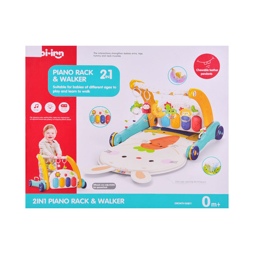 6015 MUSICAL 2 IN 1 BABY WALKER Default Title - MamasJan Toys