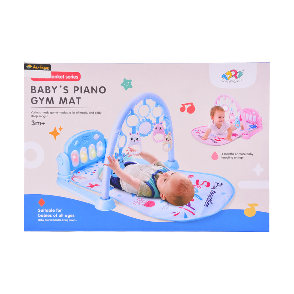 1231-60 MUSICAL BABY PIANO PLAY GYM MAT Default Title - MamasJan Toys
