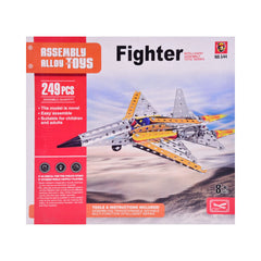 544 DIY FIGHTER PLANE BLOCKS 243PCS Default Title - MamasJan Toys
