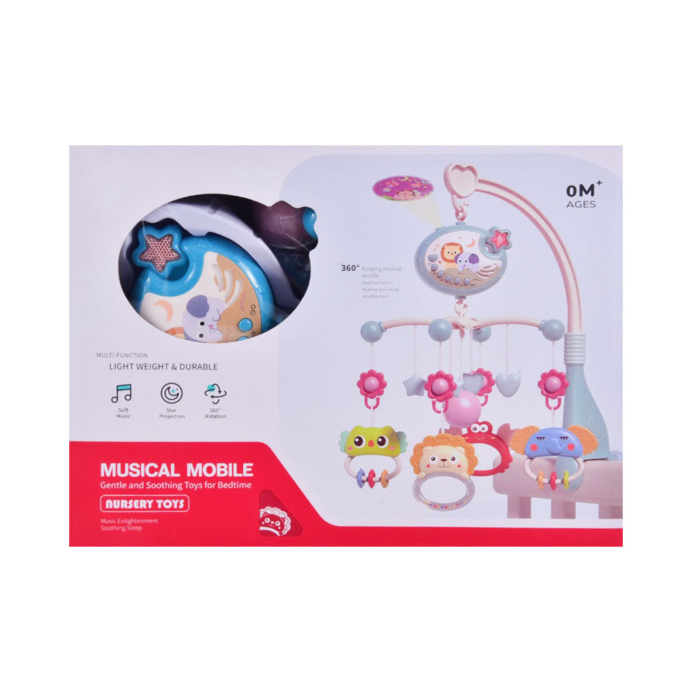 648A-66 MUSICAL COT MOBILE Default Title - MamasJan Toys
