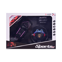 2241-4 SPORTS CAR W-STERING BLACK R/C Default Title - MamasJan Toys