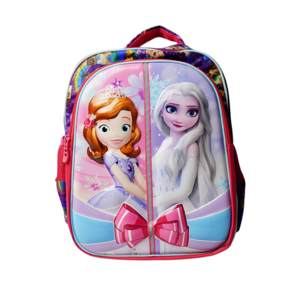 7832 SCHOOL BAG PACK SOFIA&FROZEN 14INCH Default Title - MamasJan Toys