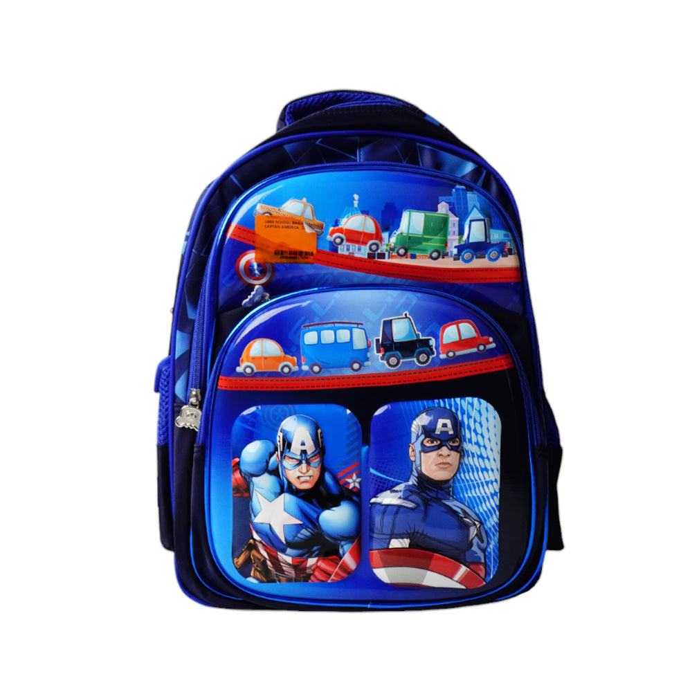 1886 SCHOOL BAG PACK CAPTAN AMERICA 17INCH Default Title - MamasJan Toys
