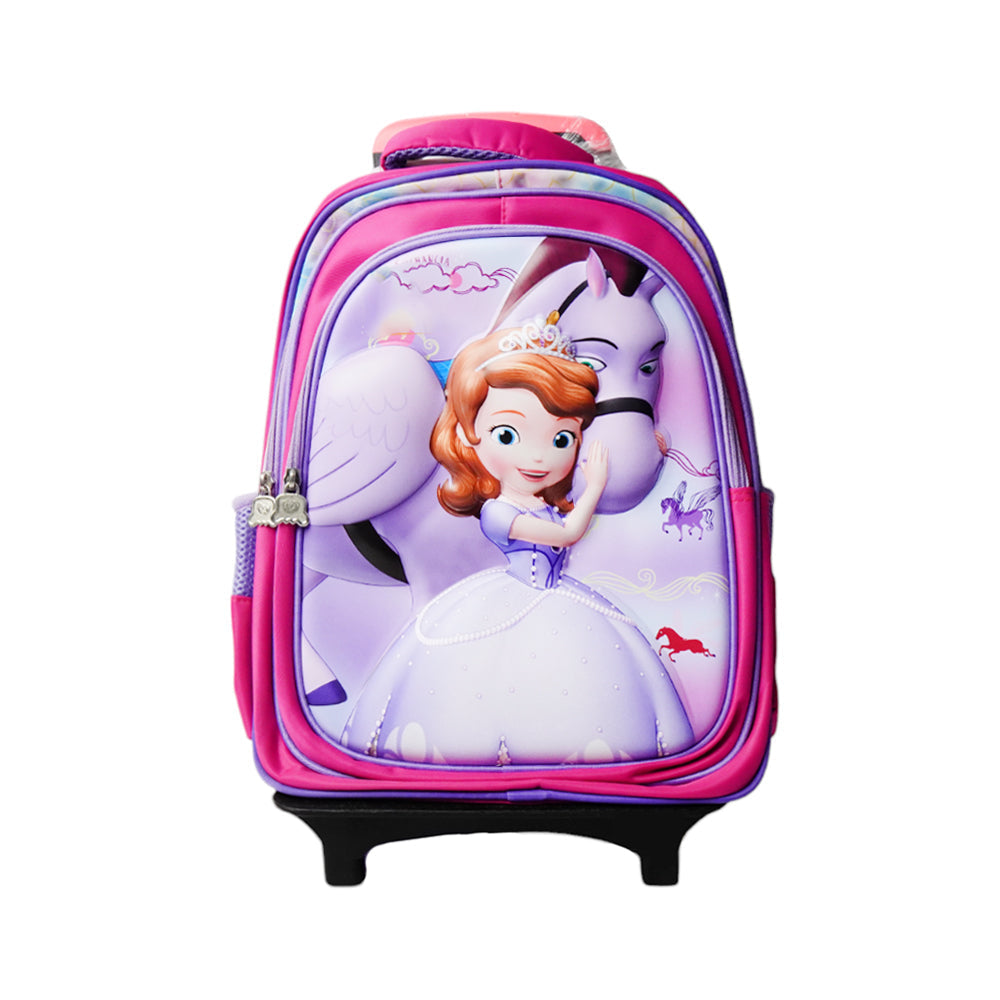 7852 SCHOOL TROLLEY BAG SOFIA&PONY 17INCH Default Title - MamasJan Toys