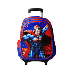 1188 SCHOOL TROLLEY BAG SUPERMAN 17INCH Default Title - MamasJan Toys