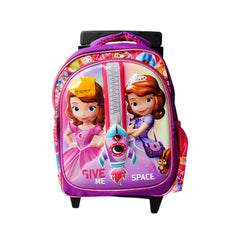 7813 SCHOOL TROLLEY BAG SOFIA&PRINCESS 12INCH Default Title - MamasJan Toys