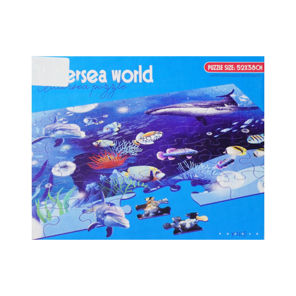 66308 UNDER SEA PUZZLE GAME 63PCS Default Title - MamasJan Toys