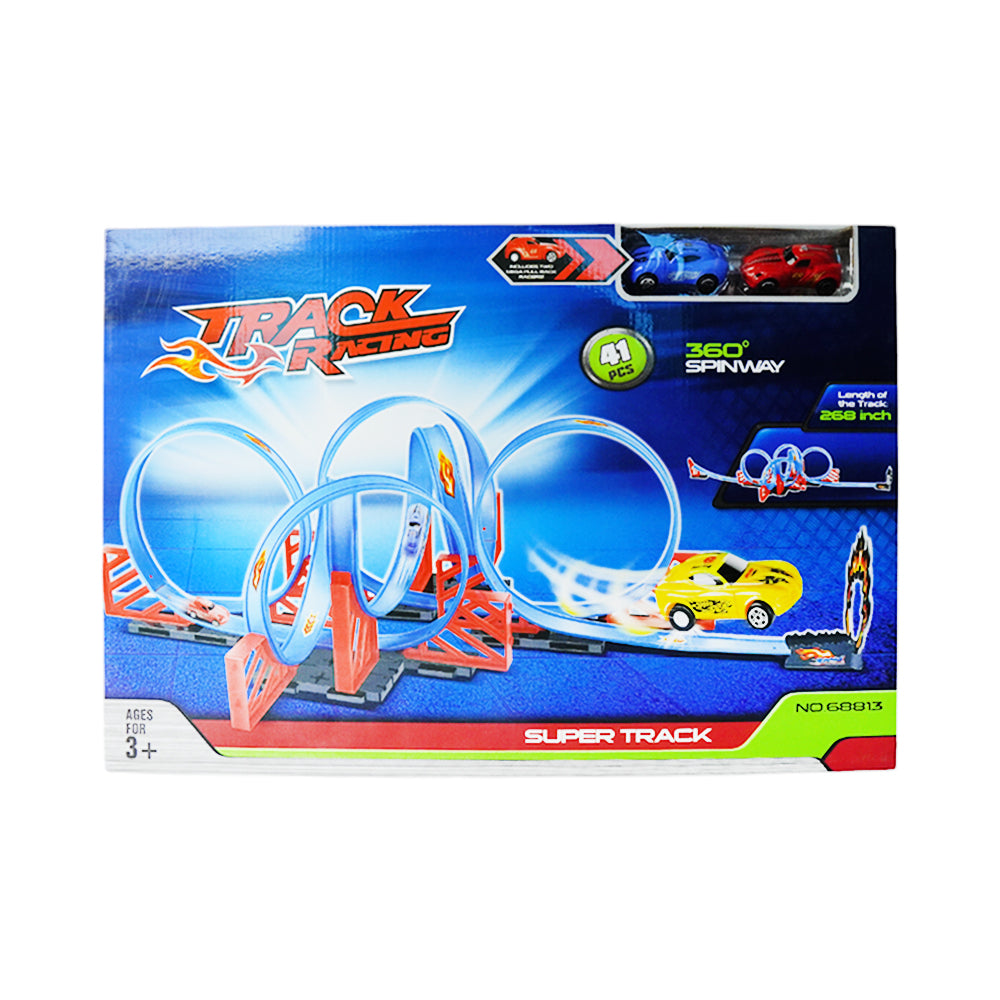 68813 RACING TRACK SET 41PCS Default Title - MamasJan Toys
