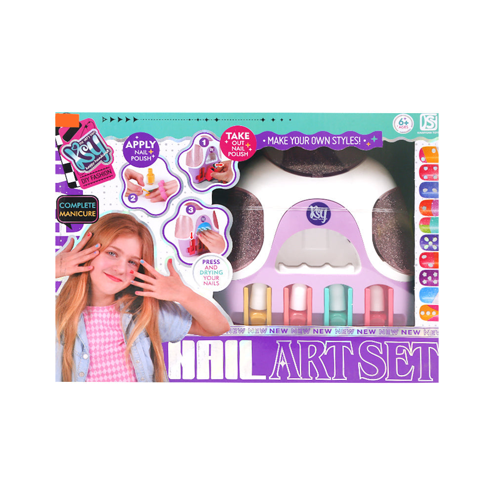 928 NAIL FASHION ART SET 4 ASST Default Title - MamasJan Toys