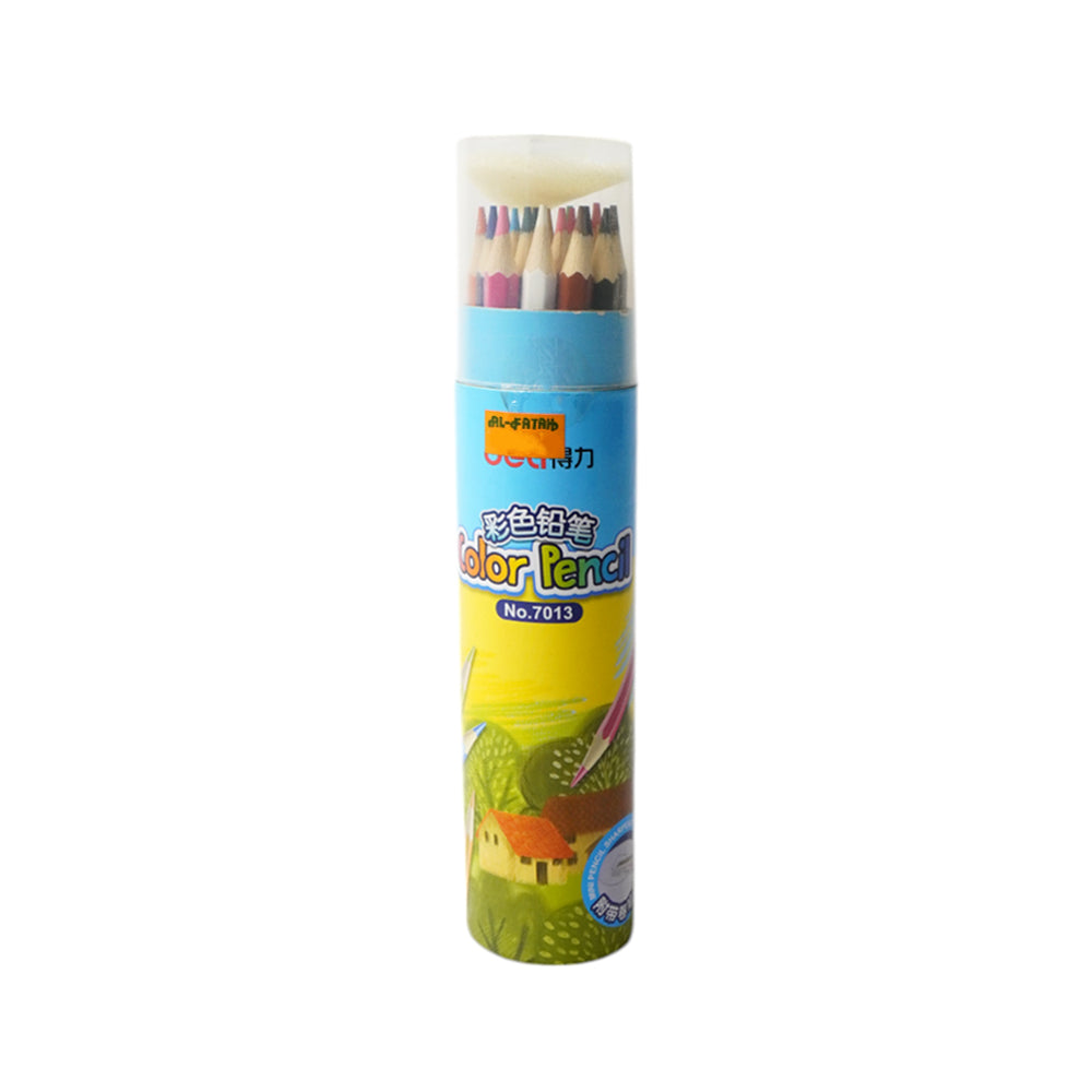 7013 DELI COLOR PENCIL IN BOTTEL 18PCS Default Title - MamasJan Toys