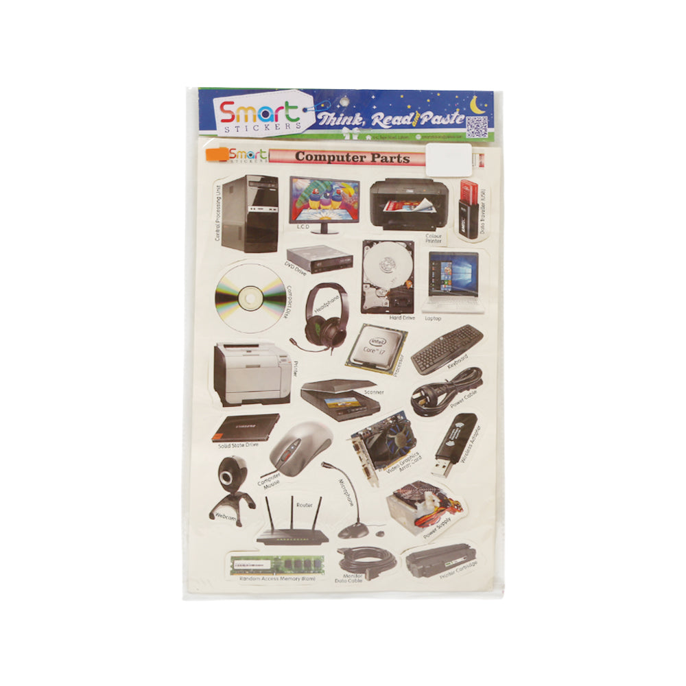3009 COMPUTER PATRS STICKERS Default Title - MamasJan Toys