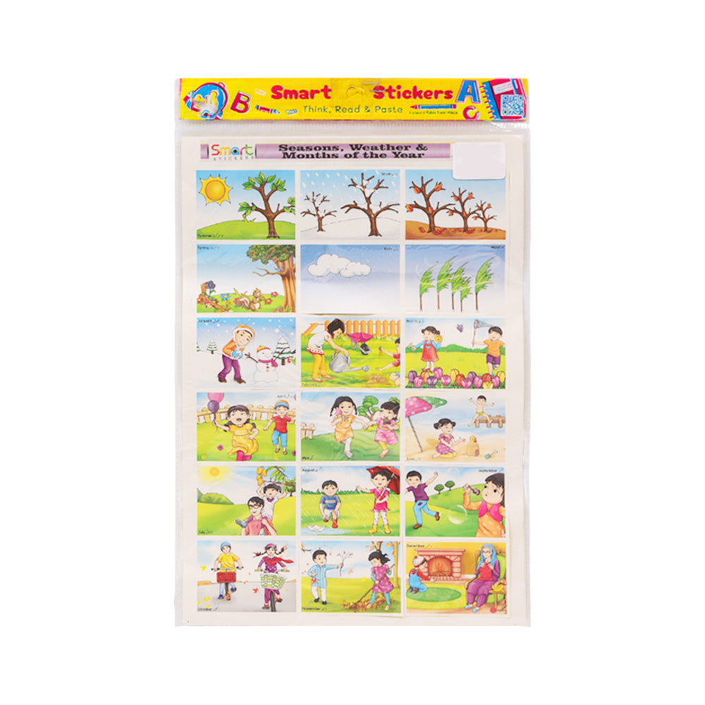 3042 SEASON & WEATHER STICKERS Default Title - MamasJan Toys