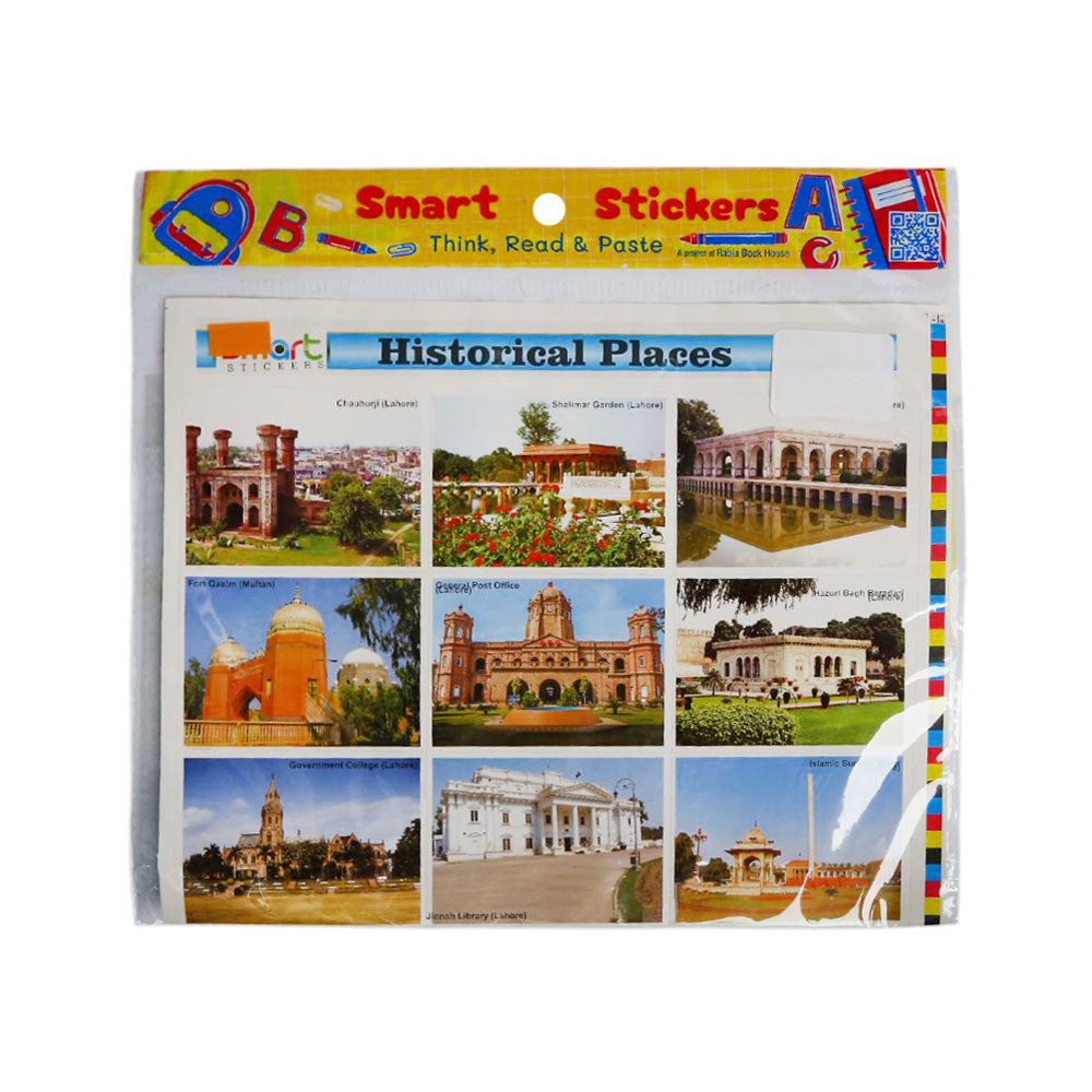 3044 HISTORICAL PLACES STICKERS Default Title - MamasJan Toys