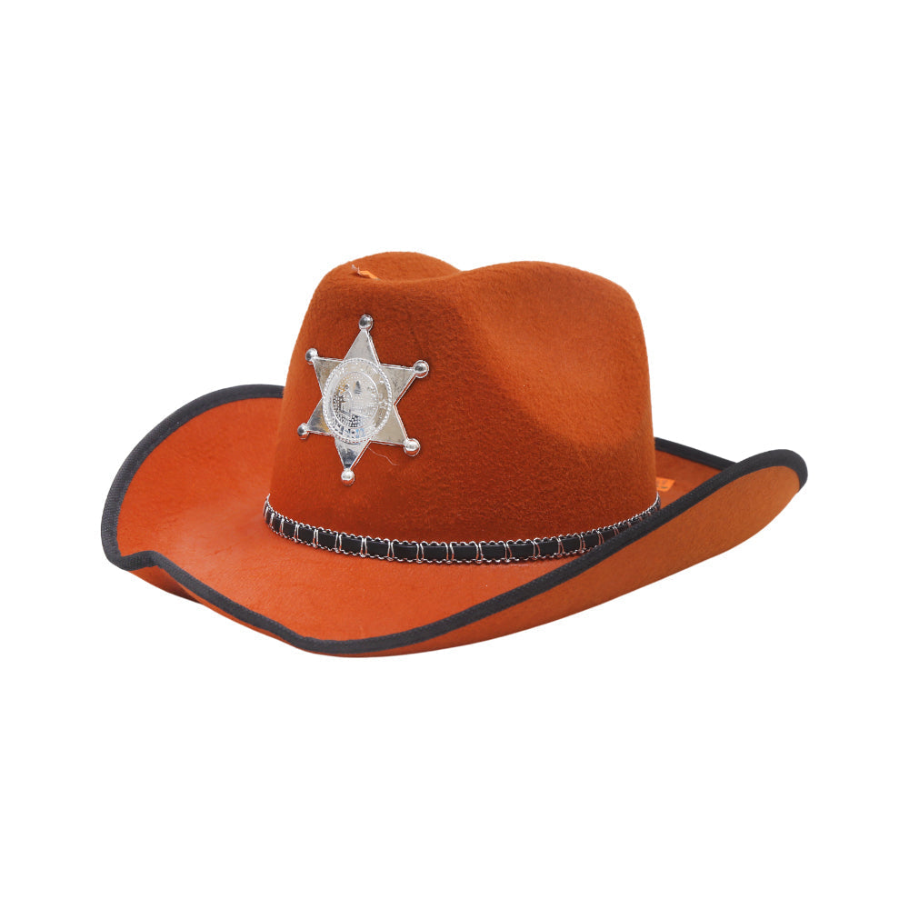 008C H-W COW BOY CAP RED Default Title - MamasJan Toys